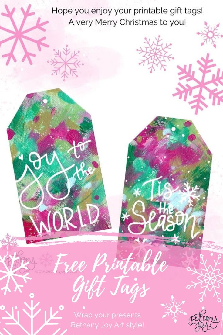 Gift Tag Printable Just for You!