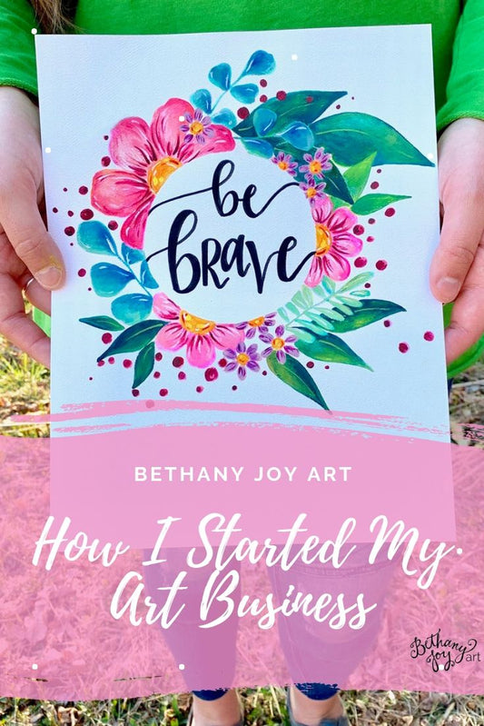 How I Started my Art Business