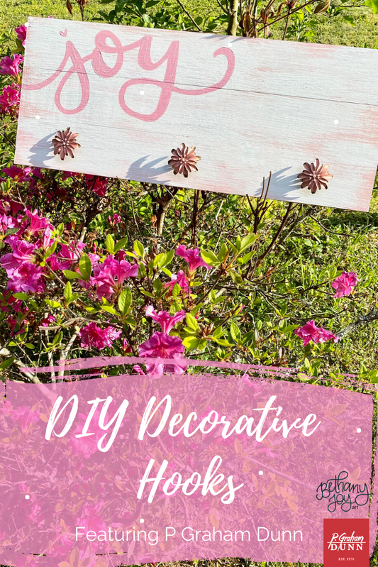 DIY Decorative Hooks Featuring P Graham Dunn