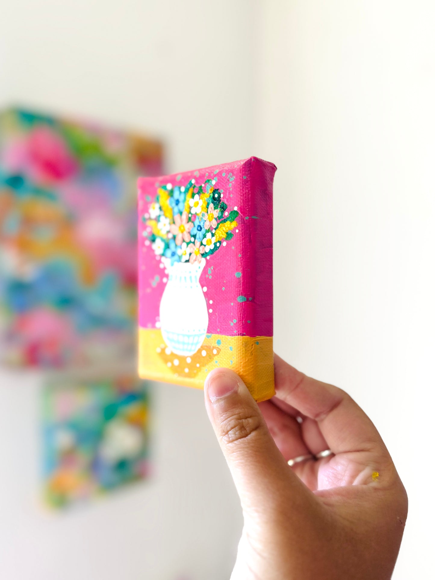 Floral Bouquet Mini Canvas 19