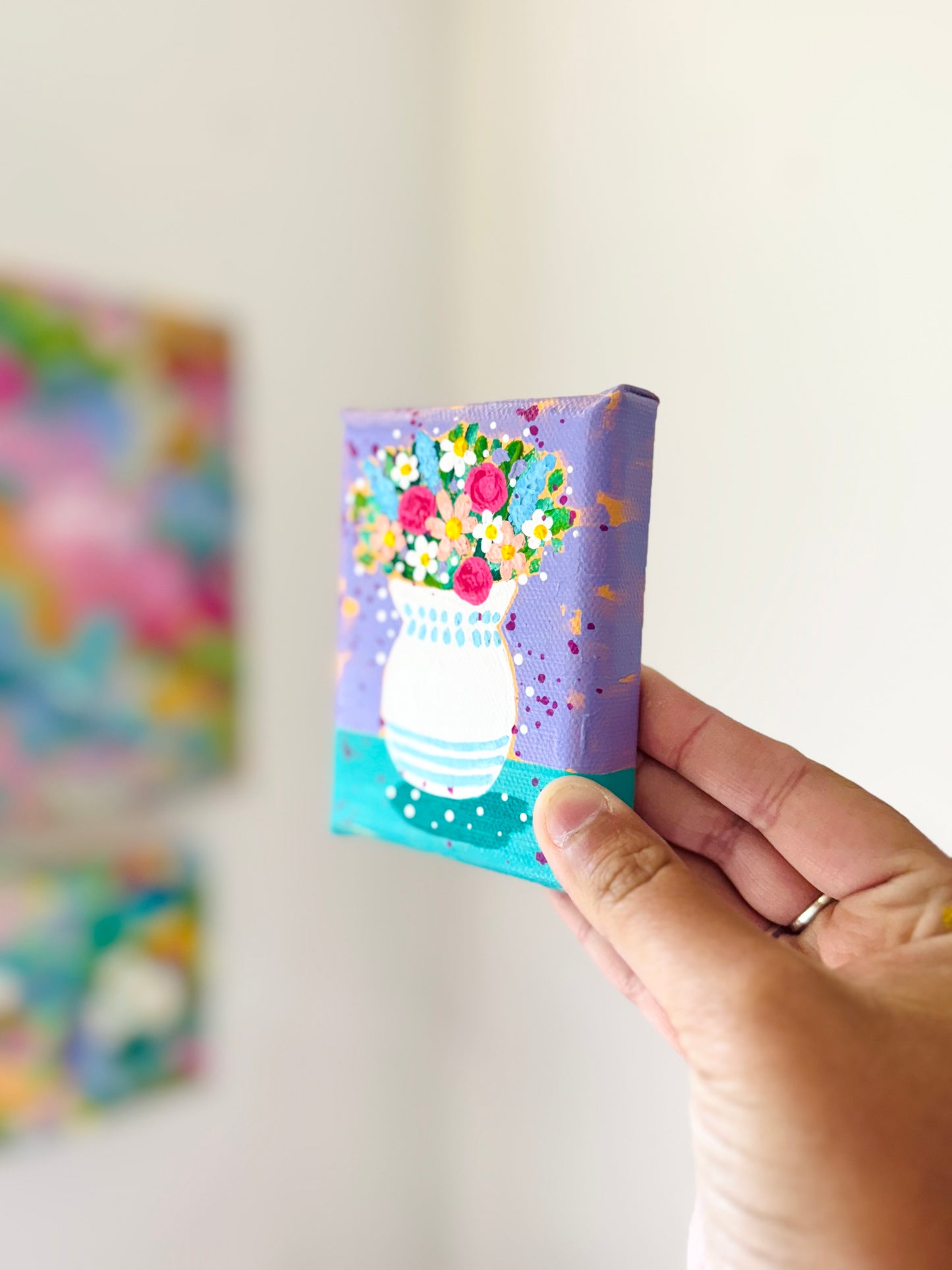 Floral Bouquet Mini Canvas 21