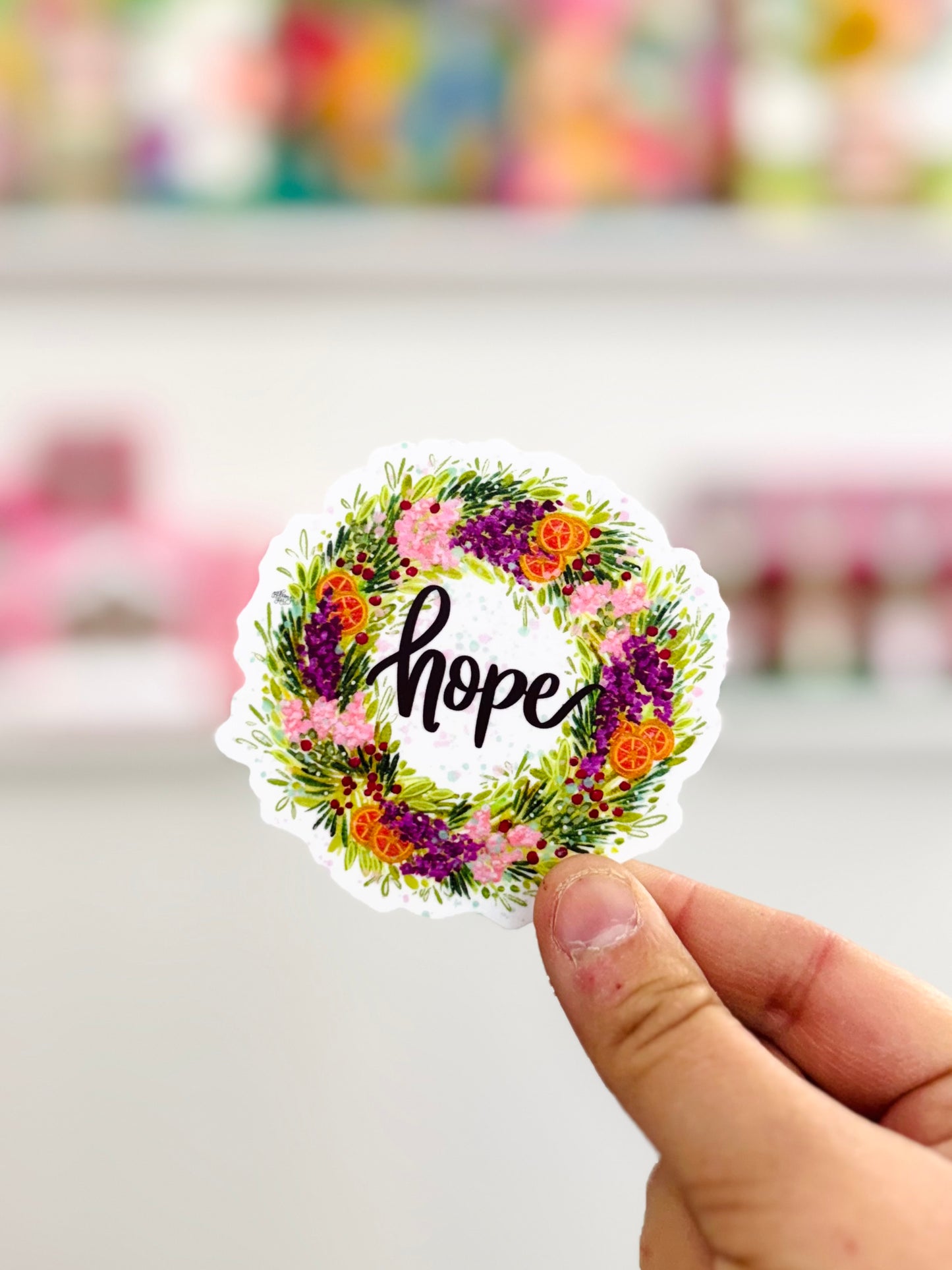 Hope Wreath Vinyl November 2025 Sticker of the Month