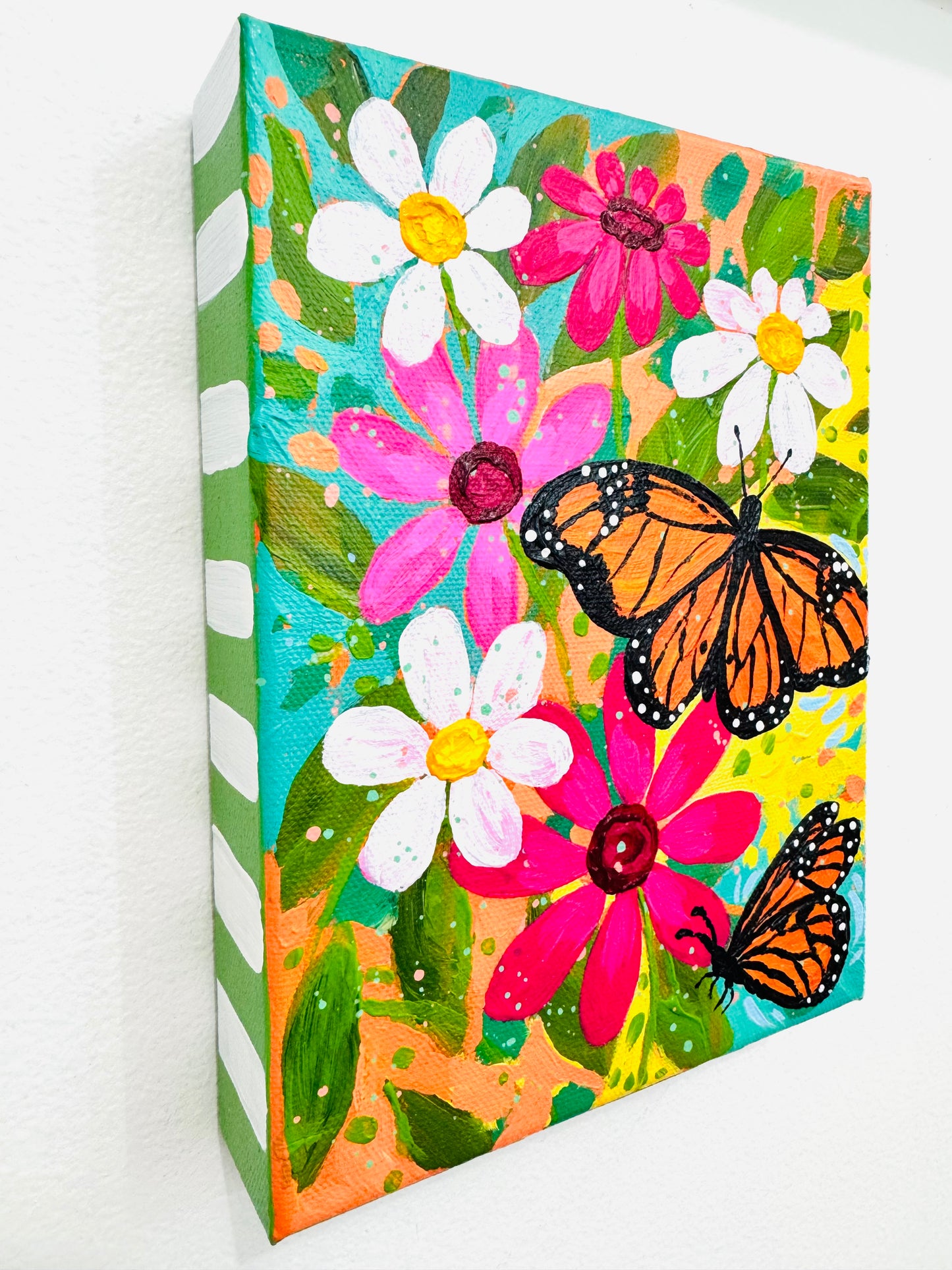 "Butterfly Blooms" Original Painting #34 of 52 Weeks of Colorful Joy 2026