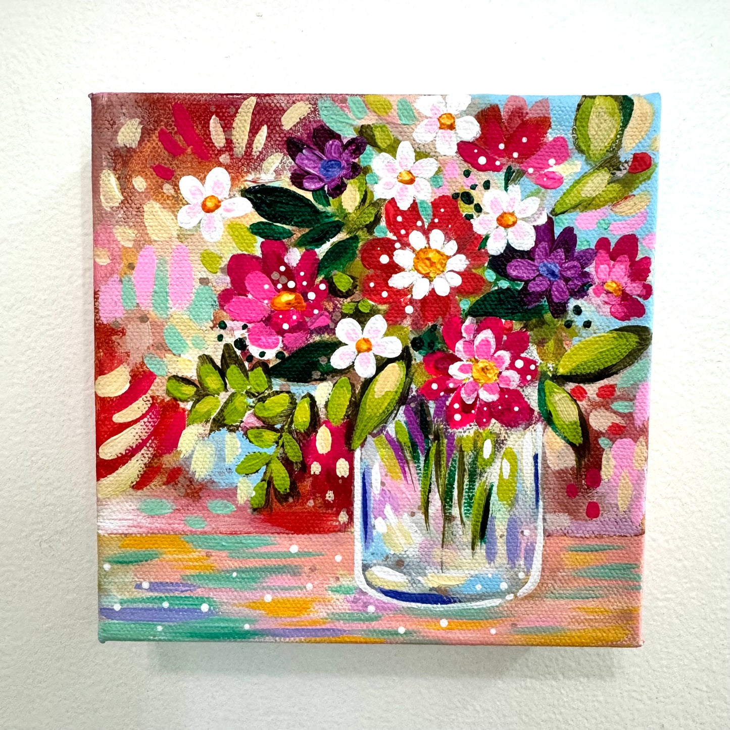 "Time to Bloom" Original Painting #4 of 52 Weeks of Colorful Joy 2026