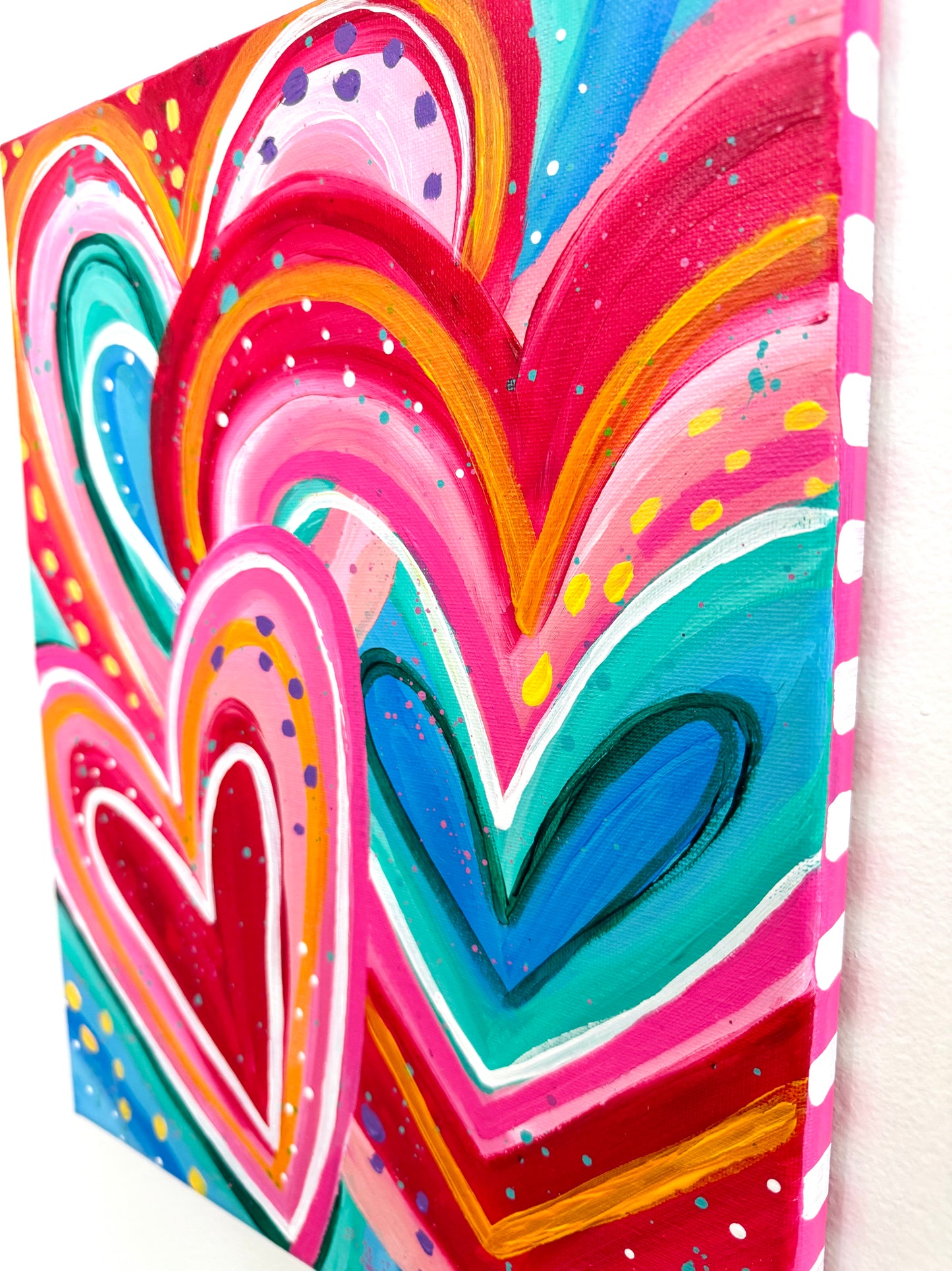 "All the Love" Original Painting #6 of 52 Weeks of Colorful Joy 2026