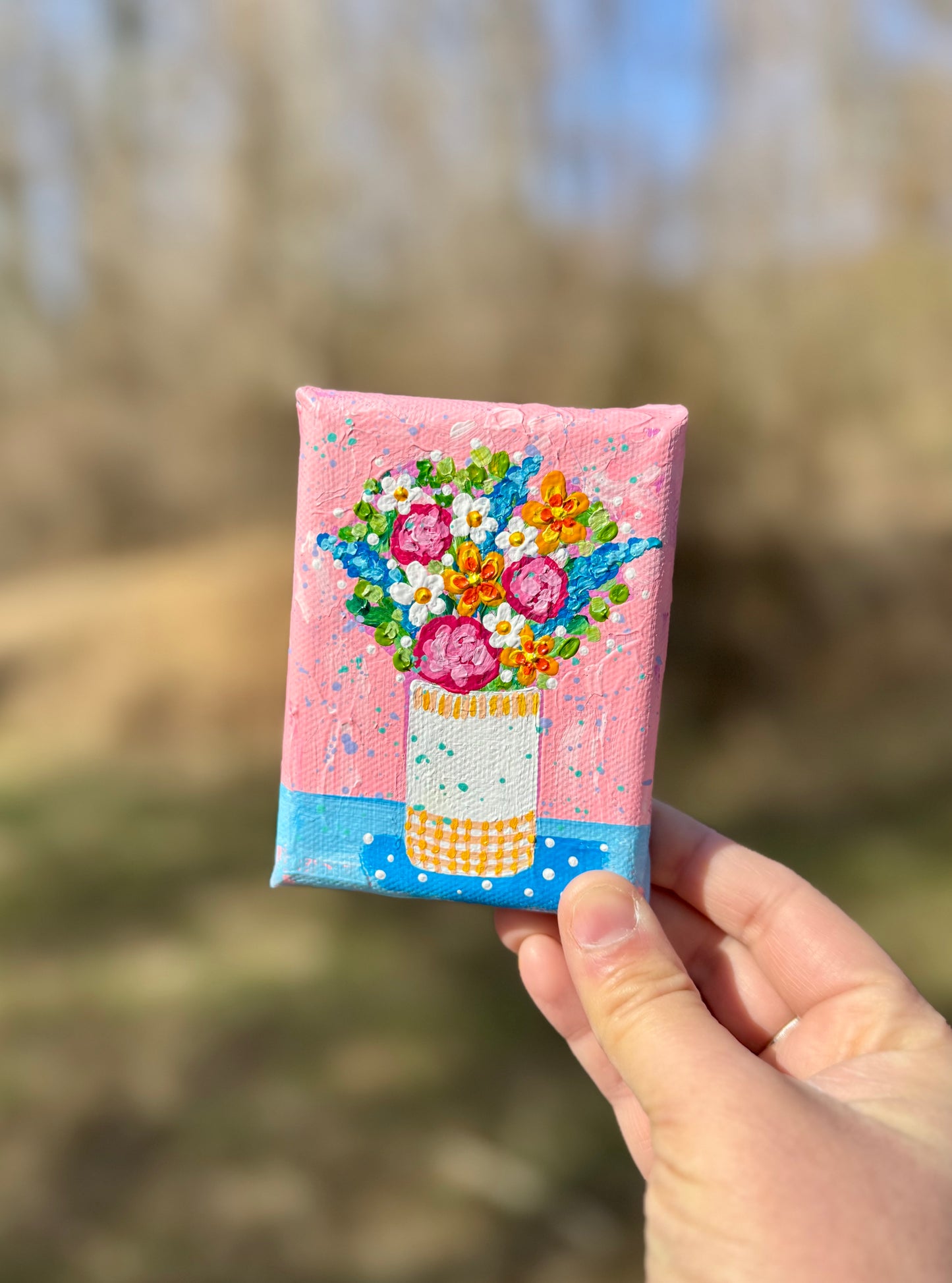 Floral Bouquet Mini Canvas 12