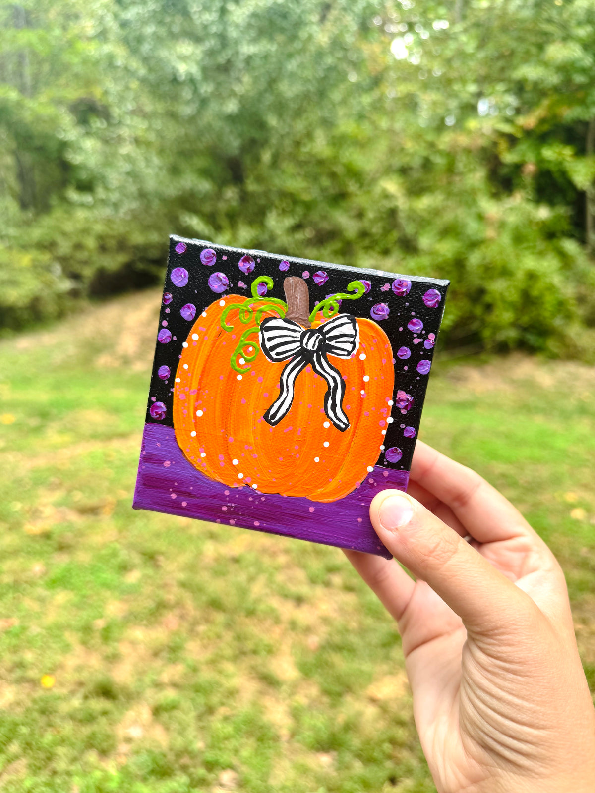 Halloween Pumpkin Canvas 3
