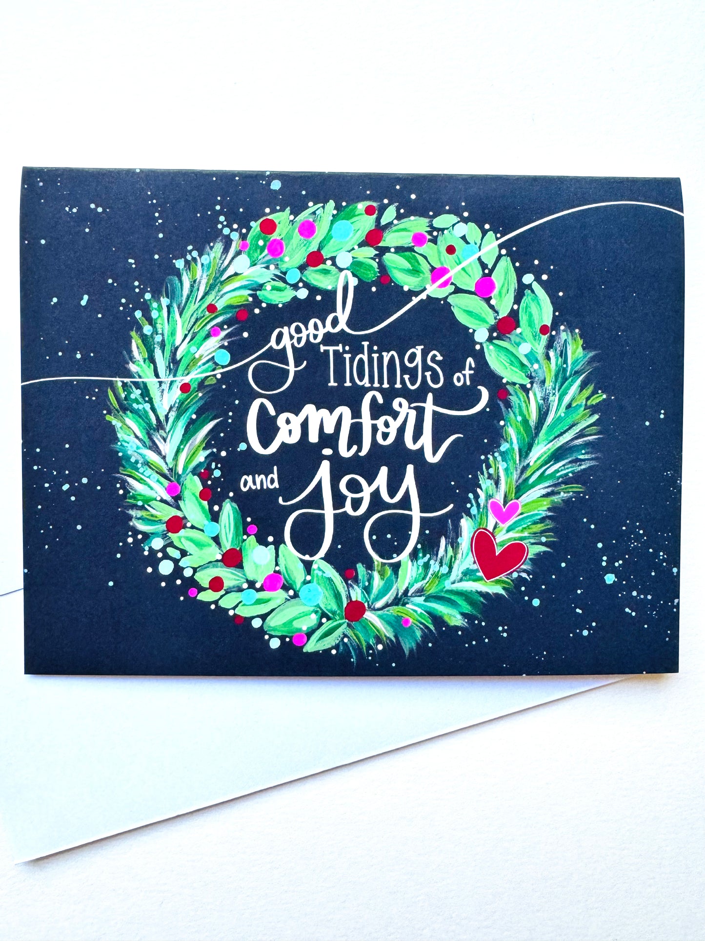 “Good Tidings of Comfort and Joy" Card with Envelope