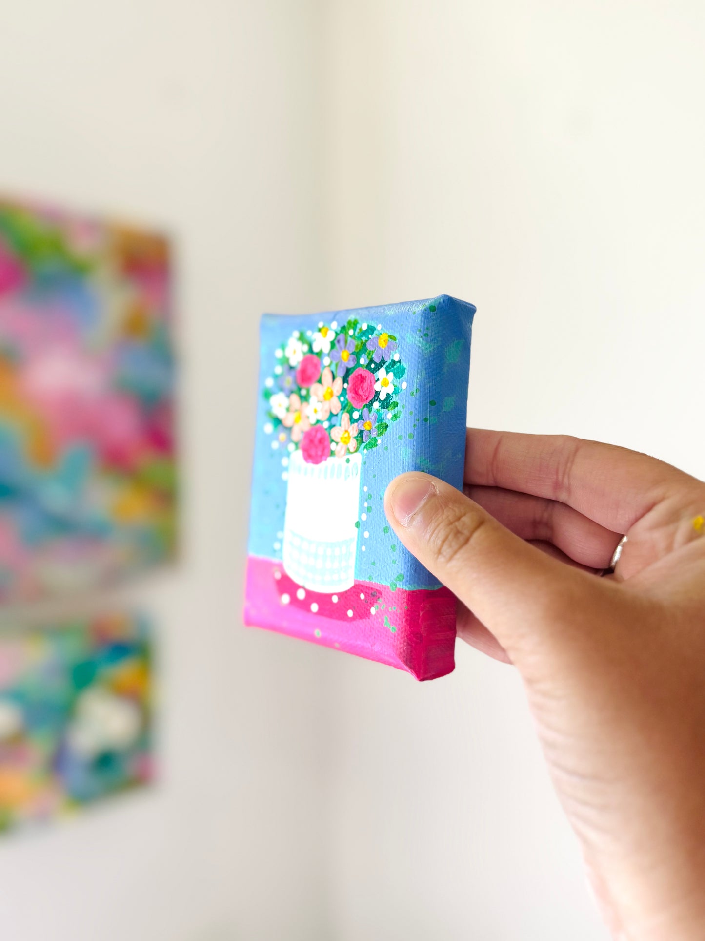 Floral Bouquet Mini Canvas 24