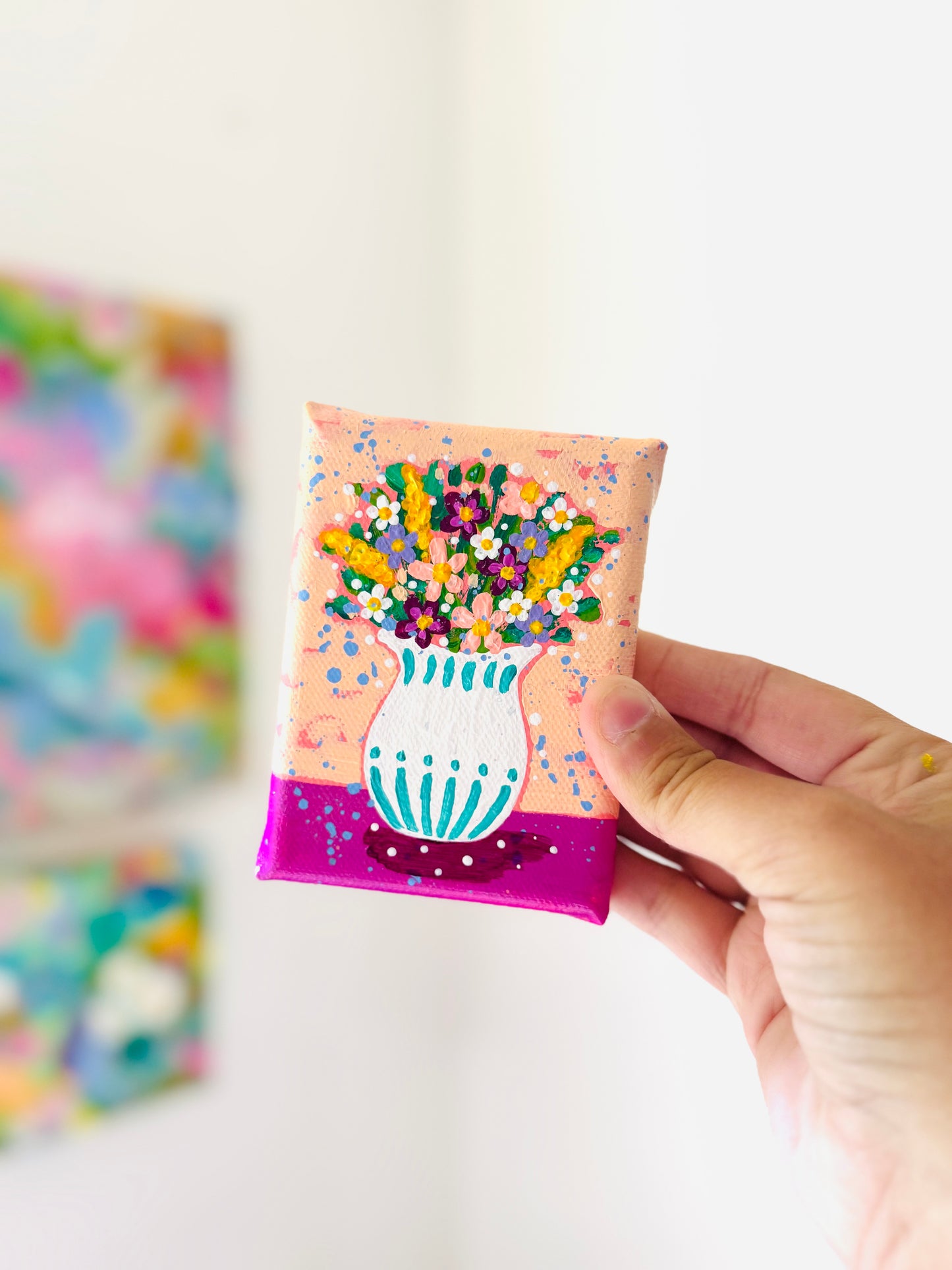 Floral Bouquet Mini Canvas 22