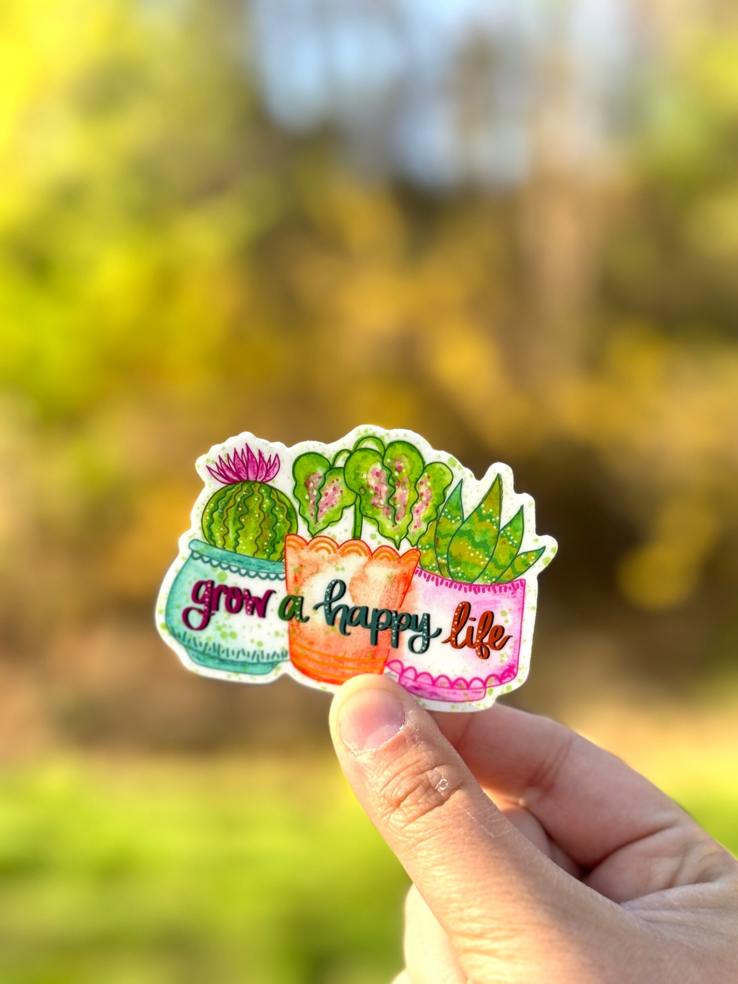 Grow a Happy Life April 2024 Sticker of the Month