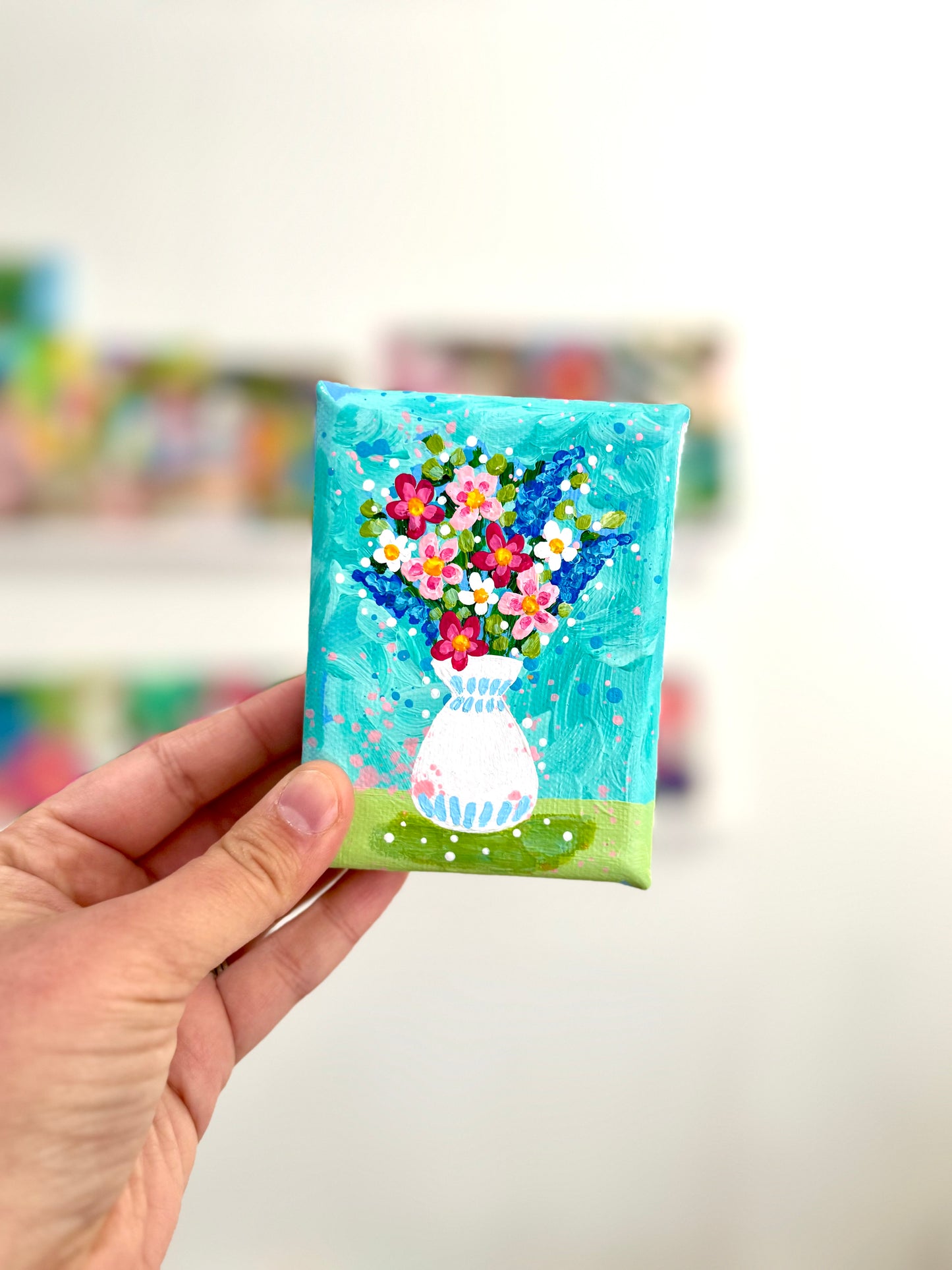 Floral Bouquet Mini Canvas 15