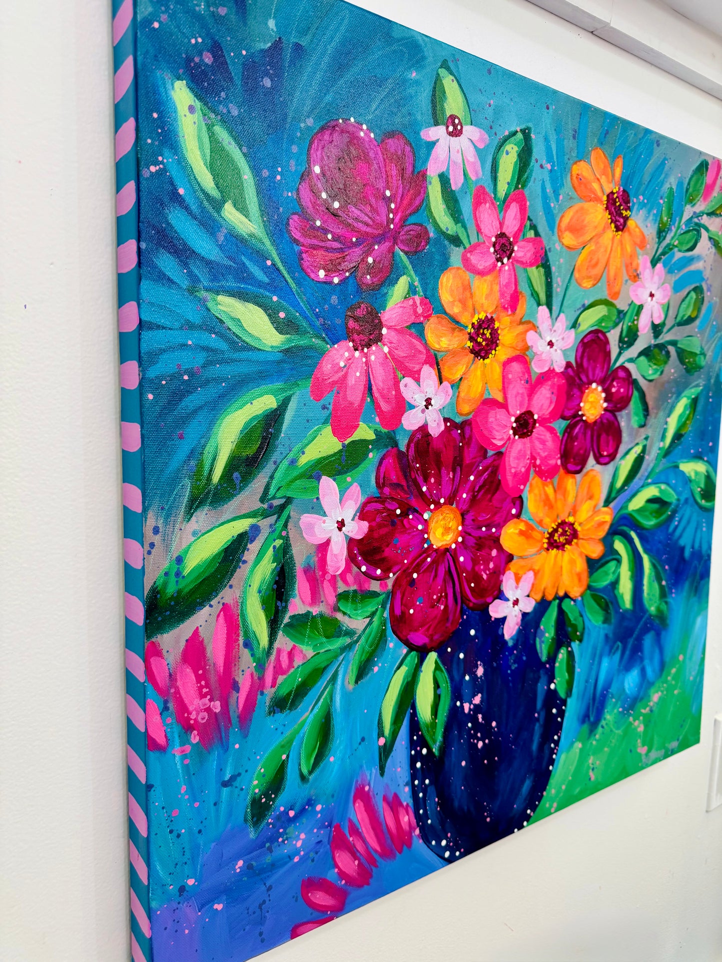 "Where Joy Gathers" Original Painting #36 of 52 Weeks of Colorful Joy 2026