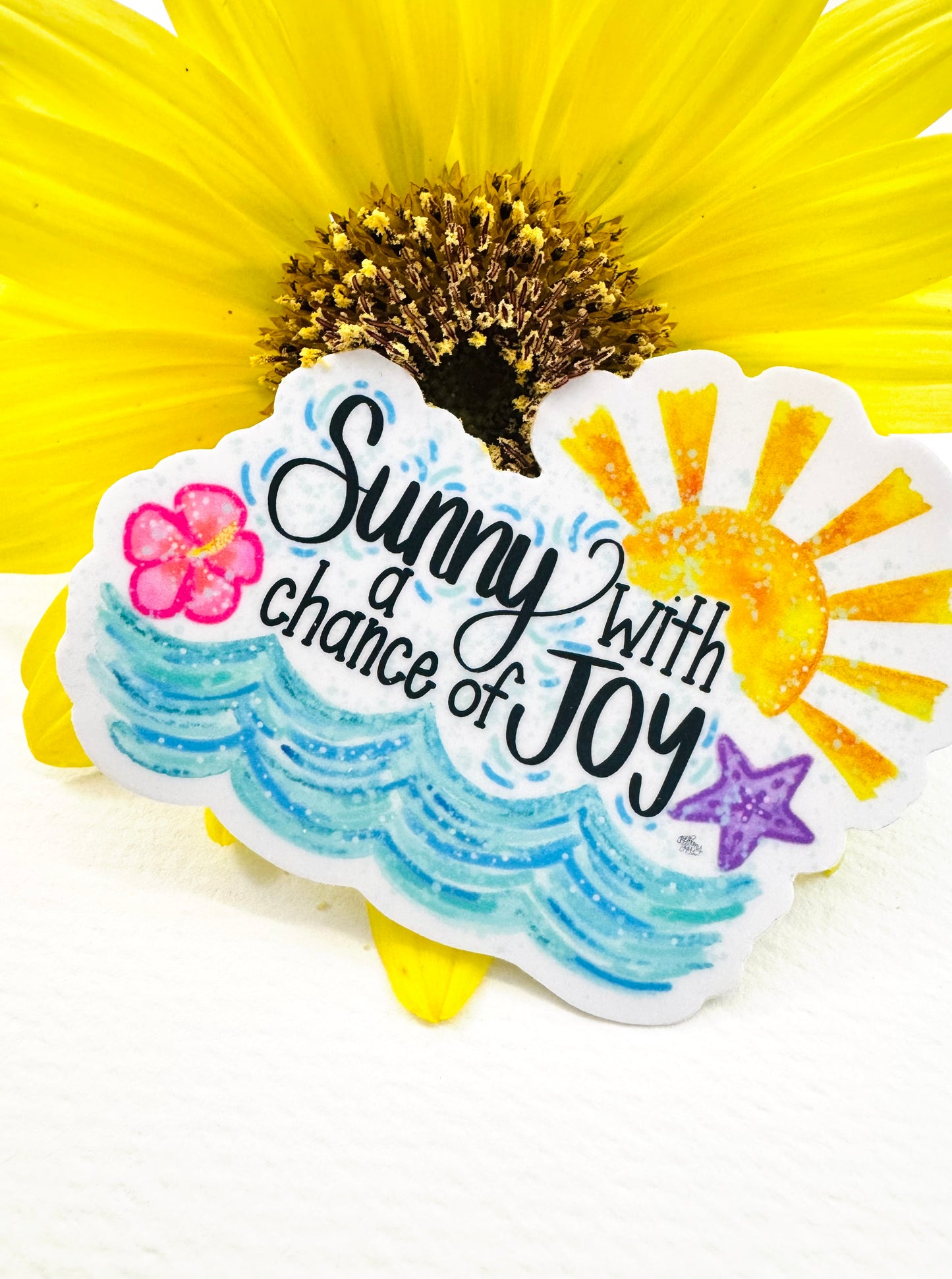 Beach Joy Vinyl Sticker June 2025 Sticker of the Month