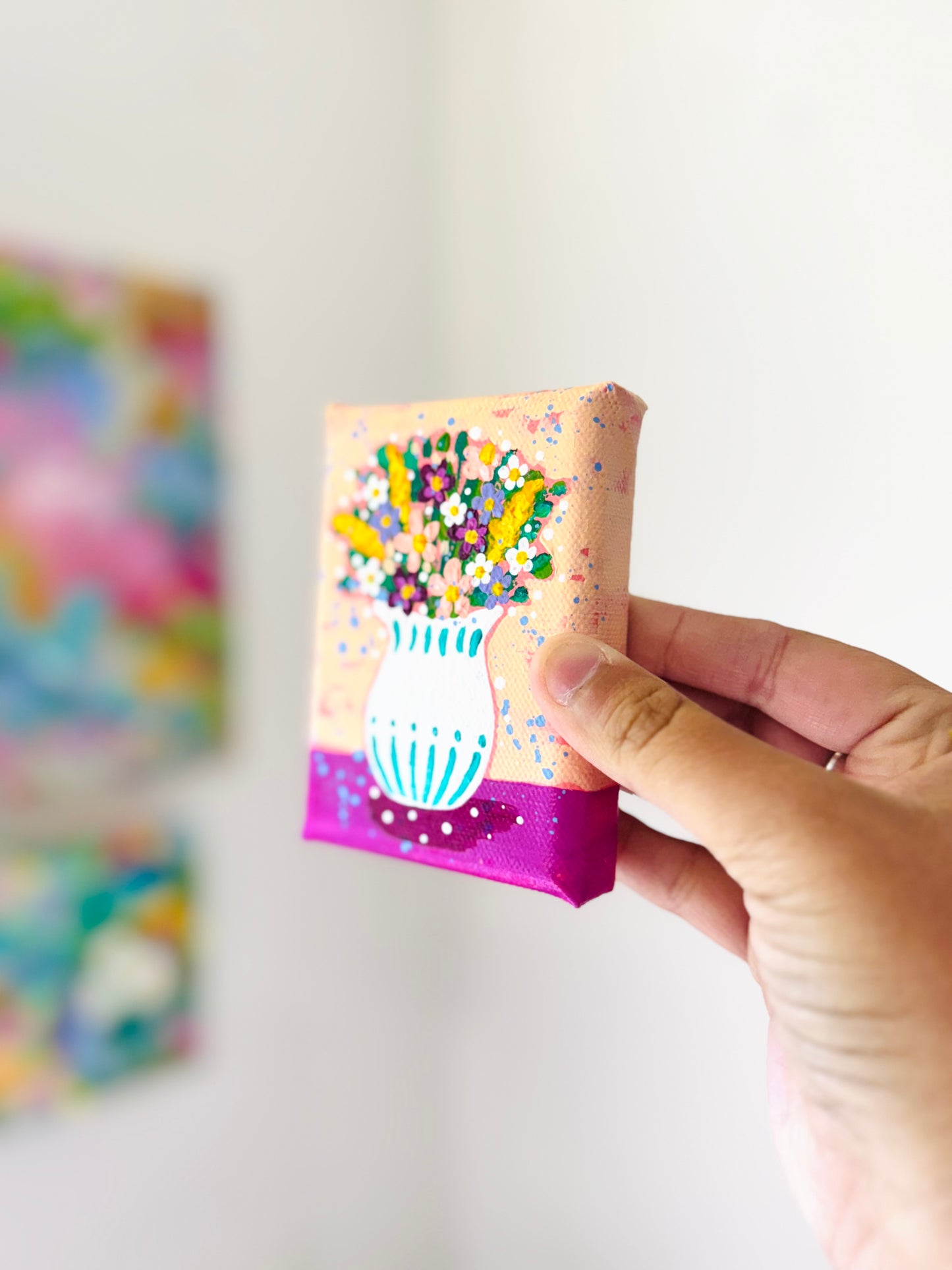 Floral Bouquet Mini Canvas 22