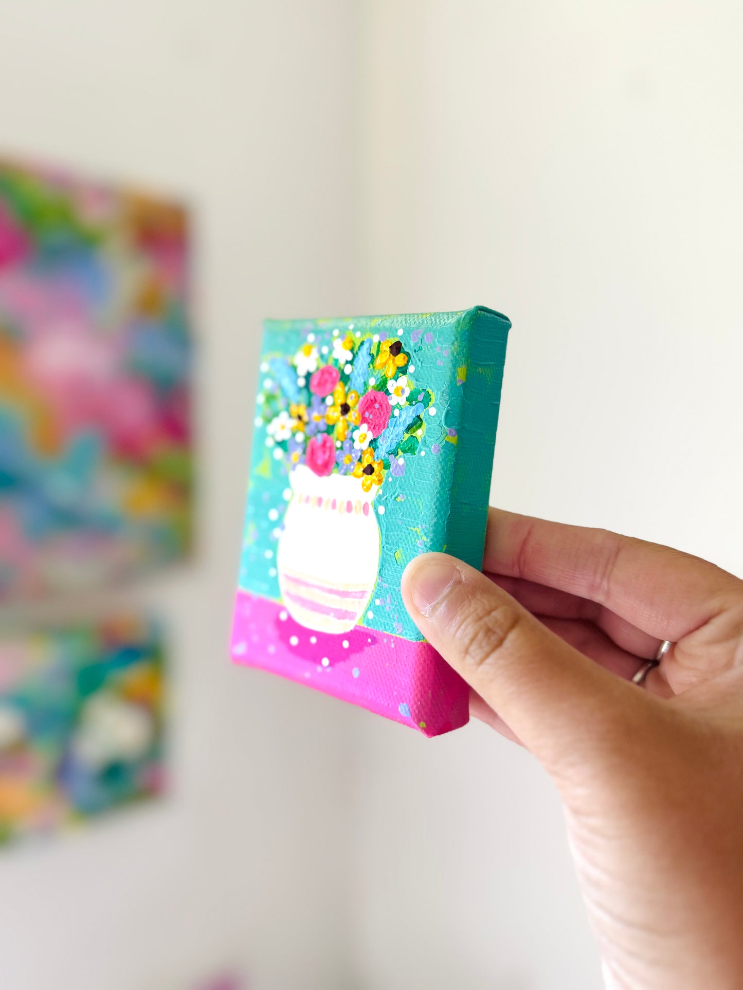 Floral Bouquet Mini Canvas 23