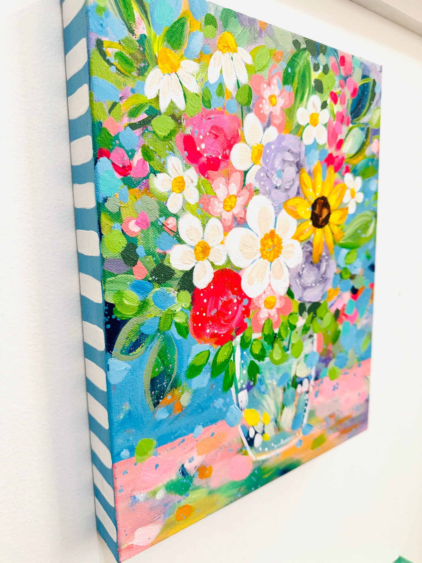 "Mountain Blooms" 11x14 inch original floral painting on canvas
