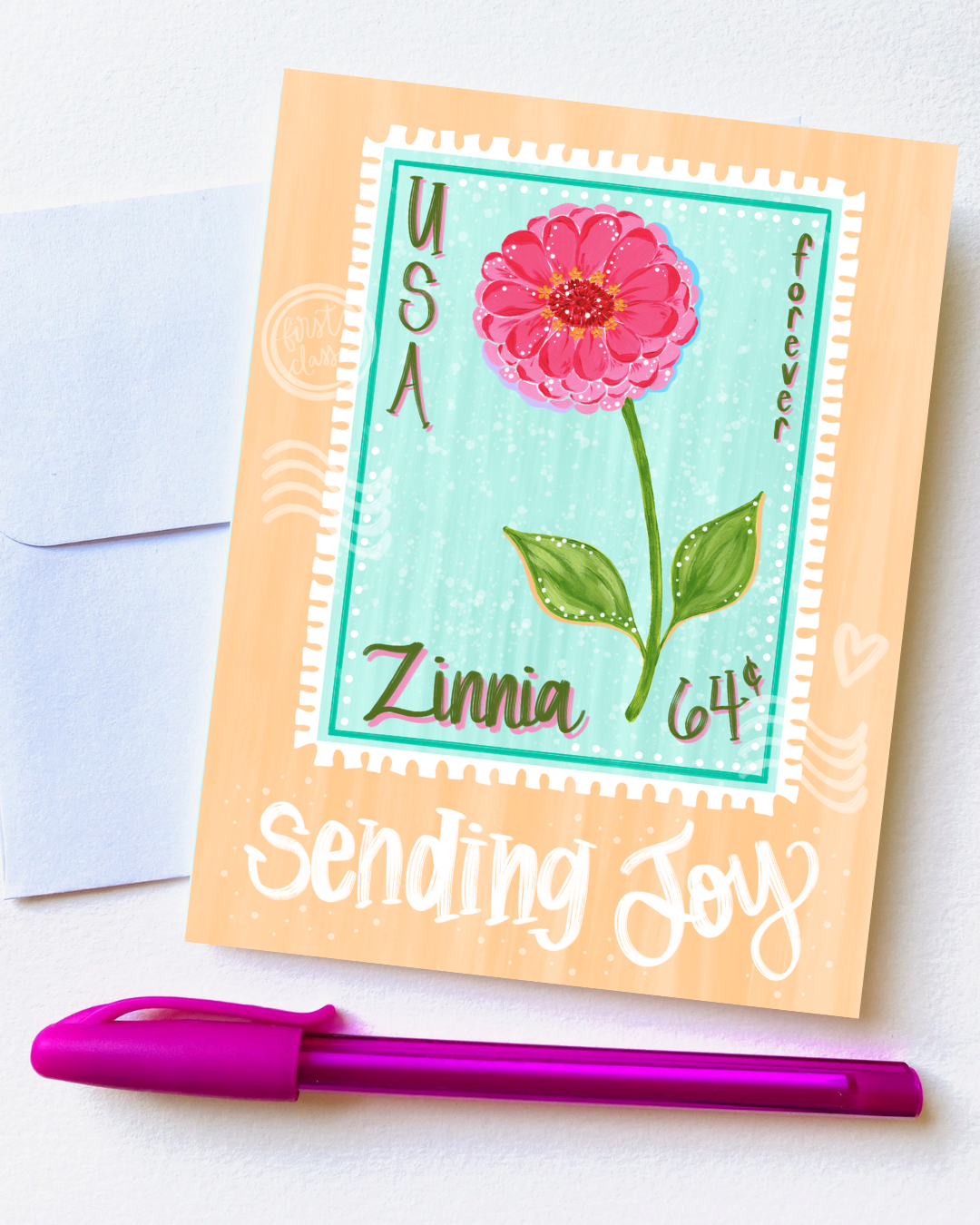 "Sending Joy" Card with Envelope