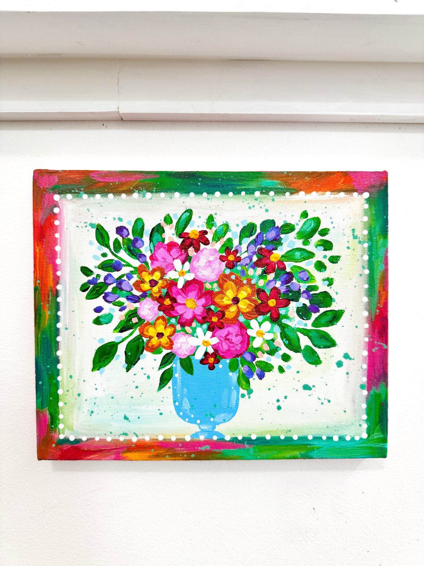 "Where Joy Begins" Original Painting #1 of 52 Weeks of Colorful Joy 2026