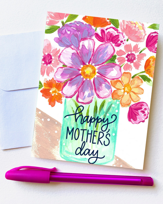 “Happy Mother’s Day" Card with Envelope