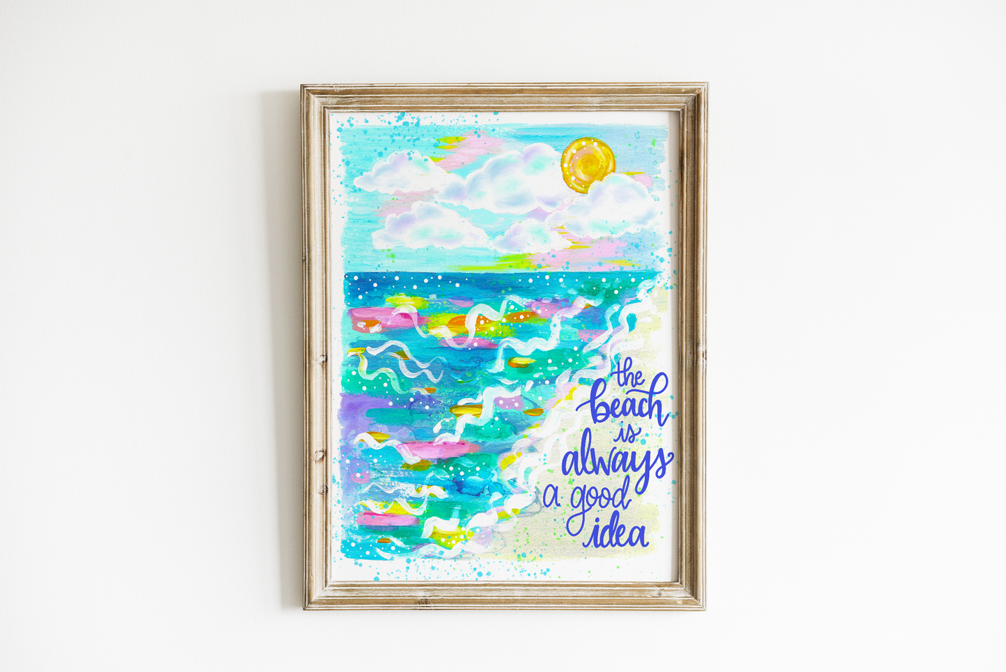 "Always Beach Days" Bethany Joy Art Print