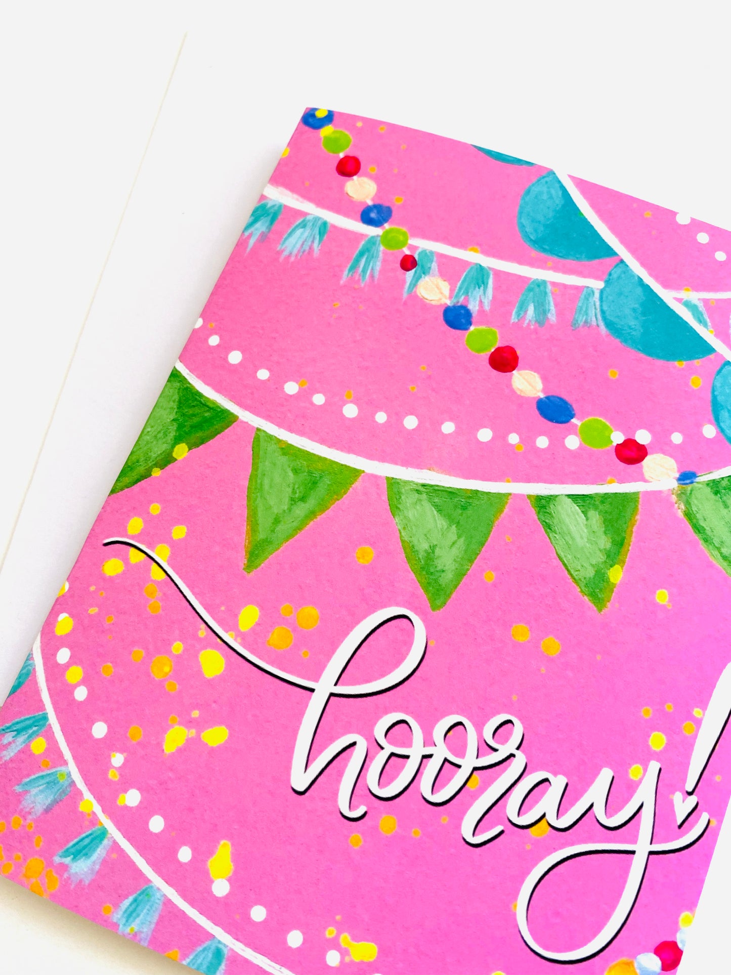 “Hooray" Card with Envelope