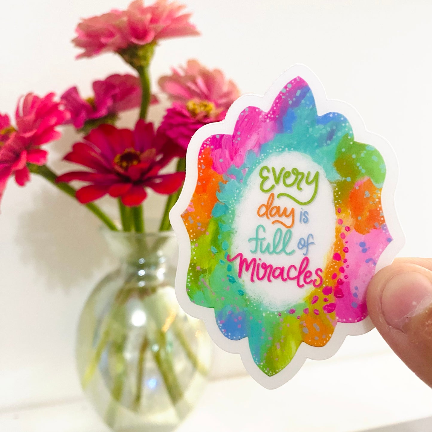 Miracles Vinyl Sticker - August Sticker of the Month 2023