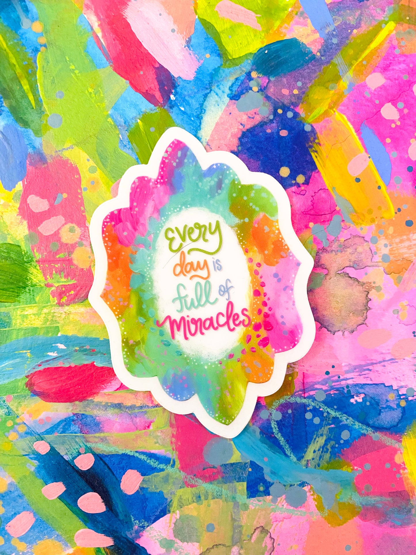 Miracles Vinyl Sticker - August Sticker of the Month 2023