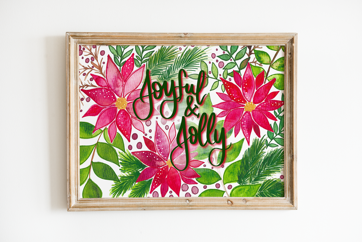 "Joyful and Jolly" Bethany Joy Christmas Art Print