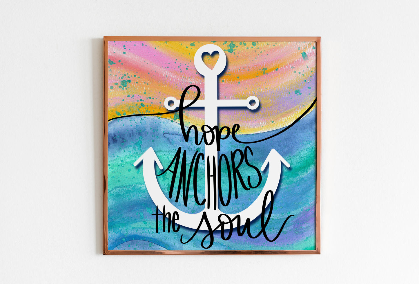 "Beach Anchor" Bethany Joy Art Print