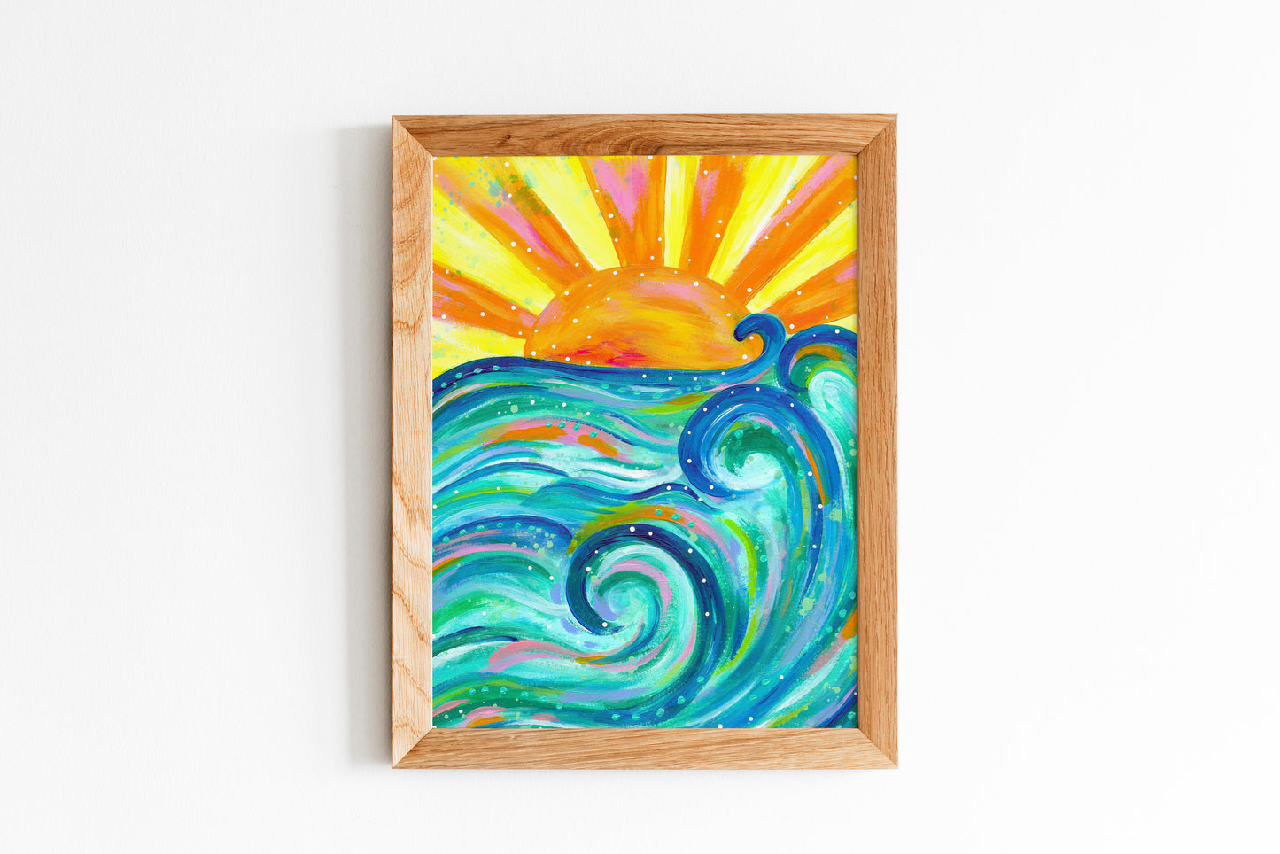 "Beach Sunset" Bethany Joy Art Print