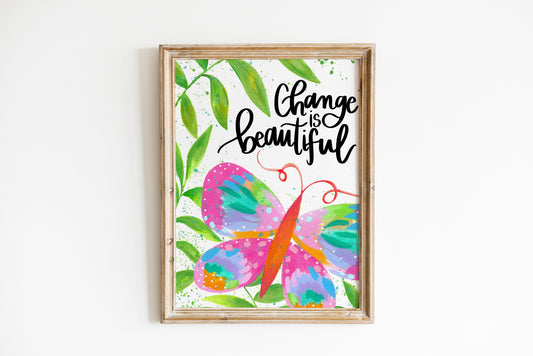 "Butterfly Inspiration" Bethany Joy Art Print