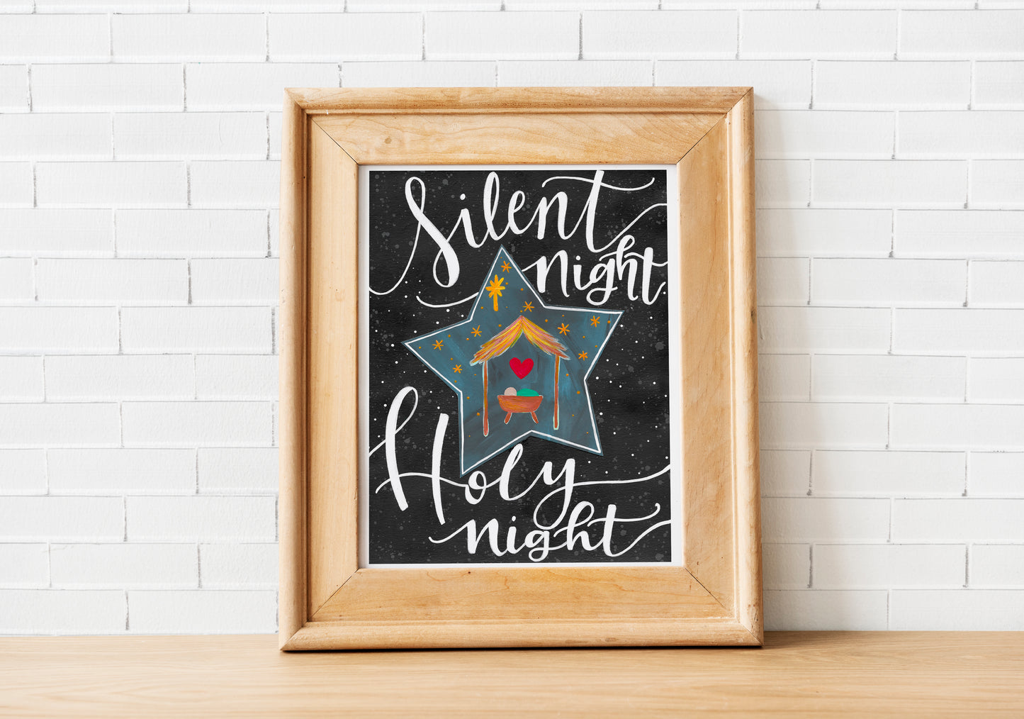 "Silent Night" Christmas Bethany Joy Art Print