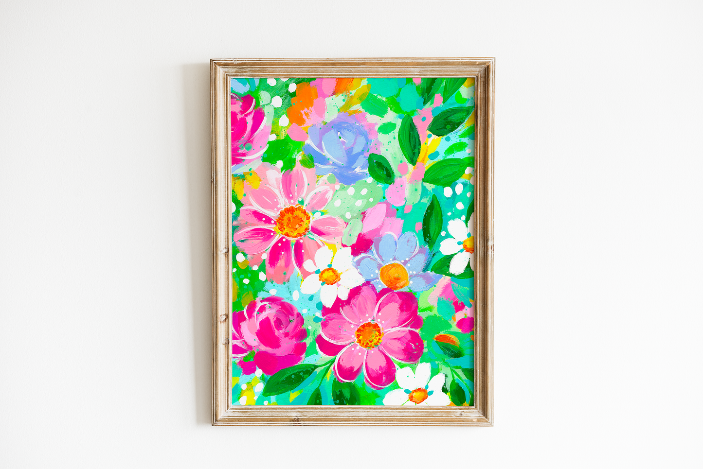 "Bloom with Grace Floral" Bethany Joy Art Print