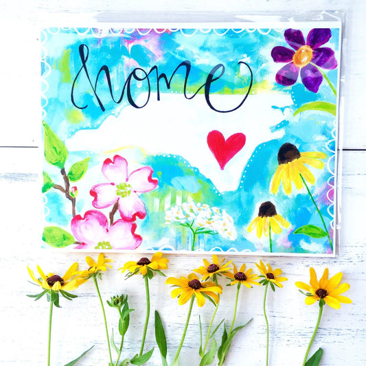 Inspirational Art: "NC Home" - 8.5x11 Print - Bethany Joy Art