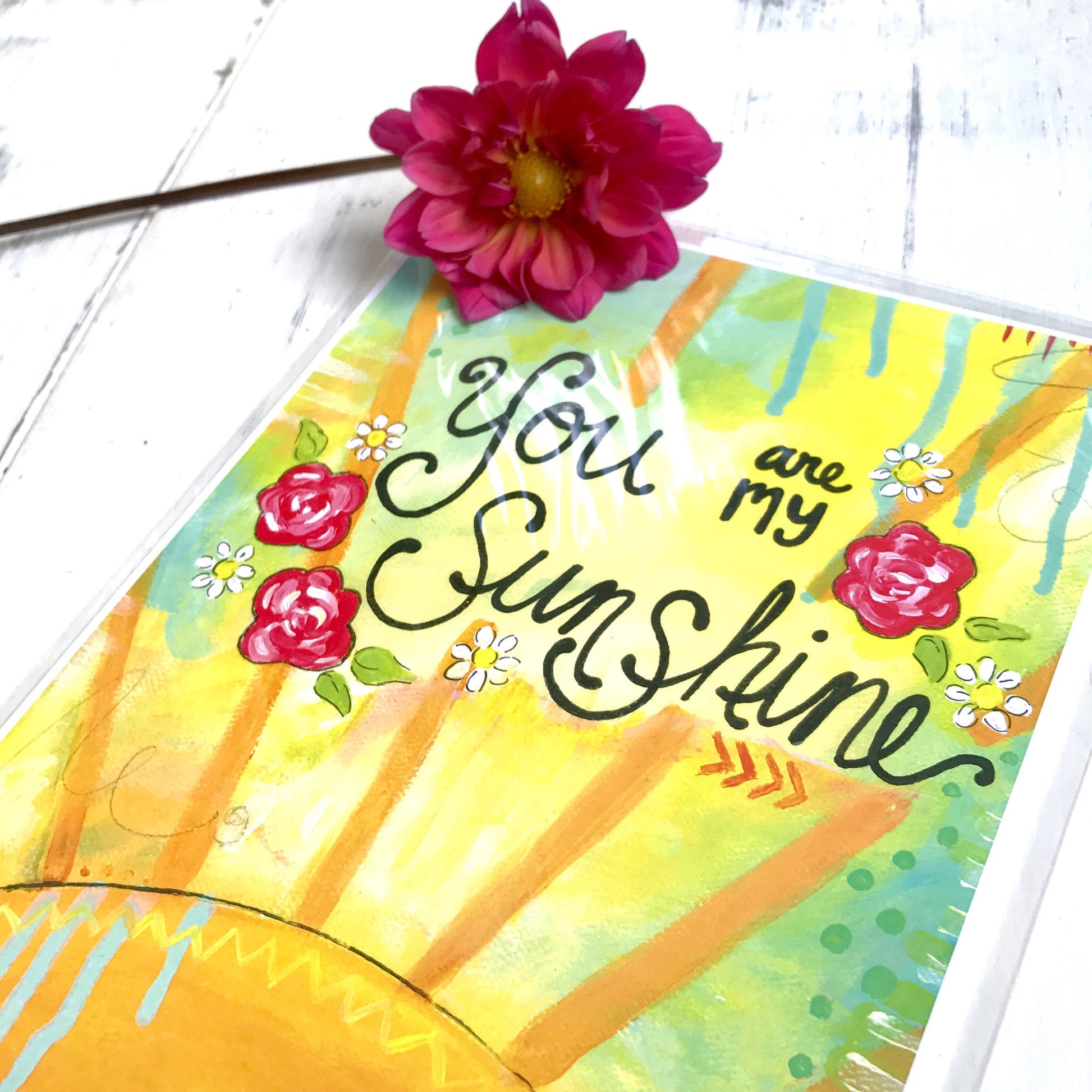 You are my Sunshine 8.5x11 inch Art Print - Bethany Joy Art