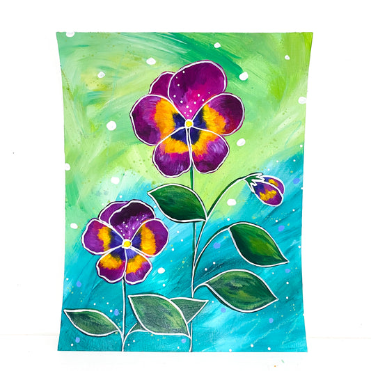 Pansy Bethany Joy Art Print