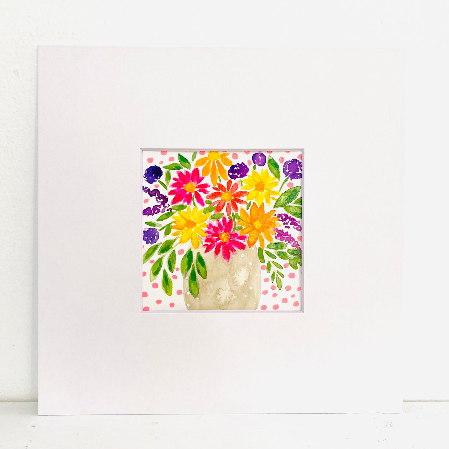 Day 7 of 28 February Flowers Original Painting
