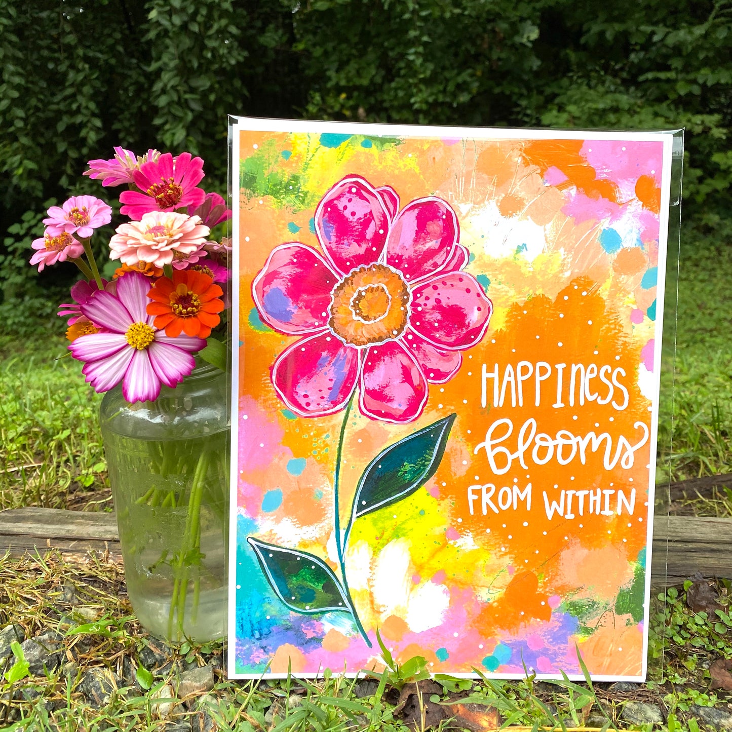 The Happiest Flower Bethany Joy Art Print