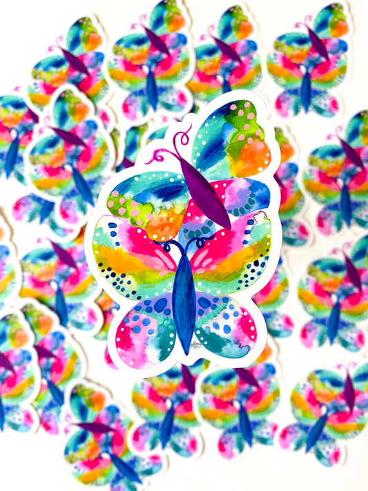 Rainbow Butterflies - February 2023 Sticker of the Month