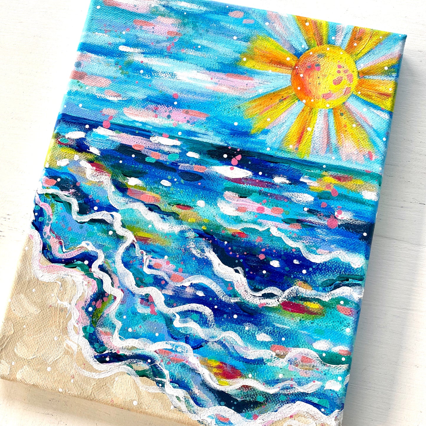 September Sunrise 8x10 inch original painting on canvas