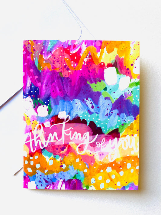 “Thinking of You" Card with Envelope
