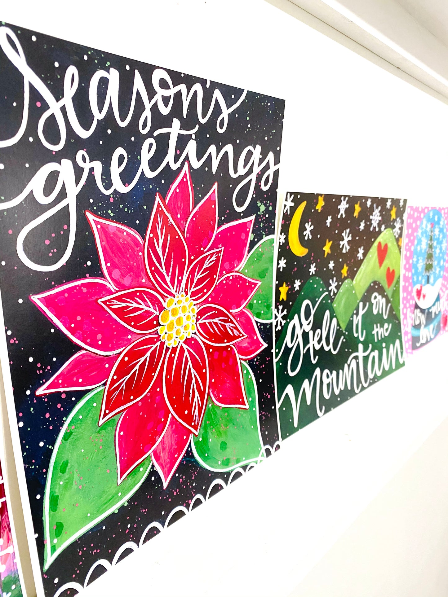 Season’s Greetings Christmas Bethany Joy Art Print