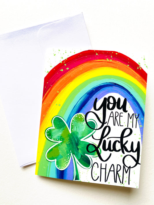 “You are my Lucky Charm” Card with Envelope