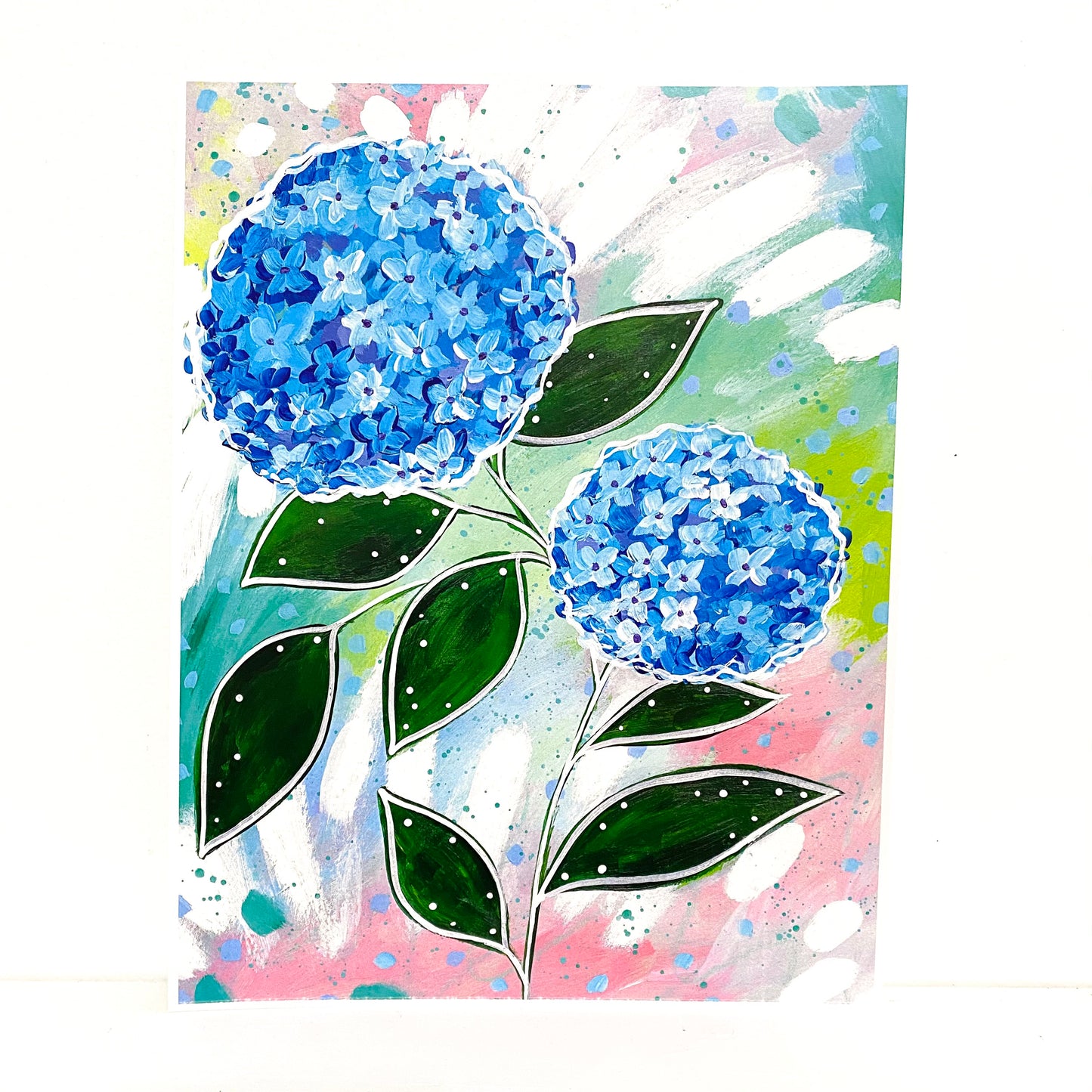 Hydrangeas Floral Bethany Joy Art Print