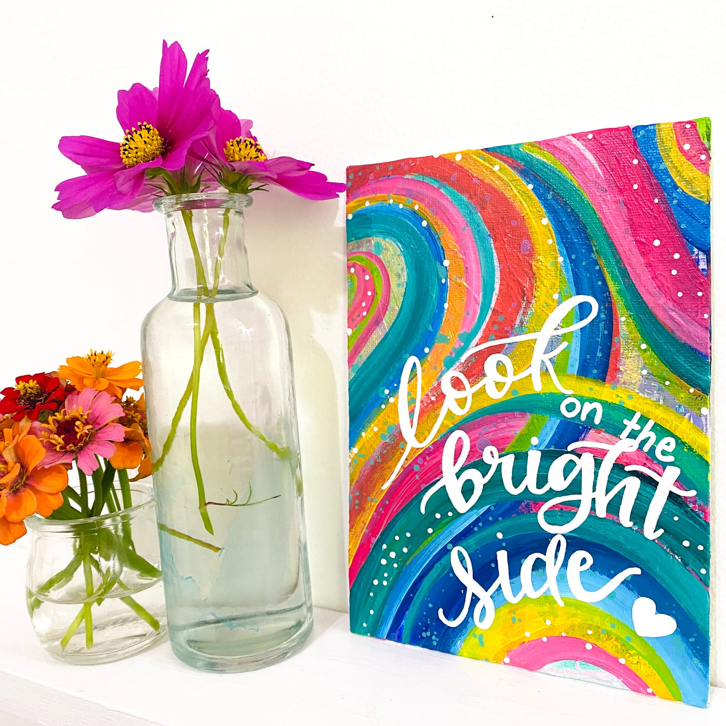 September 2021 Daily Painting Day 14 “Bright Side” 5x7 inch original
