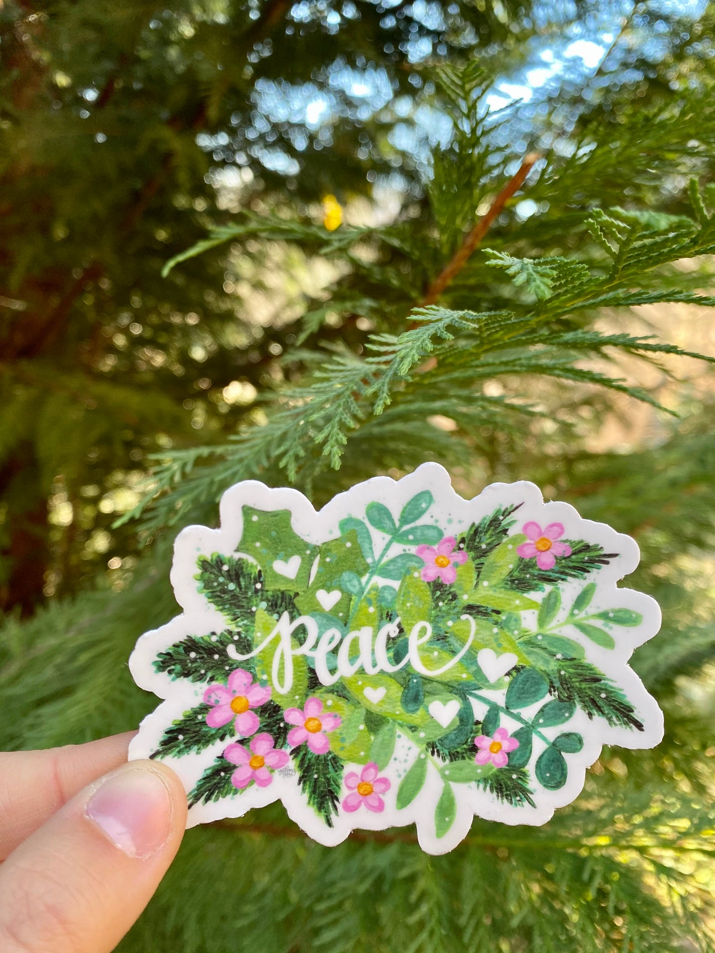 Peace Vinyl Sticker - December Sticker of the Month