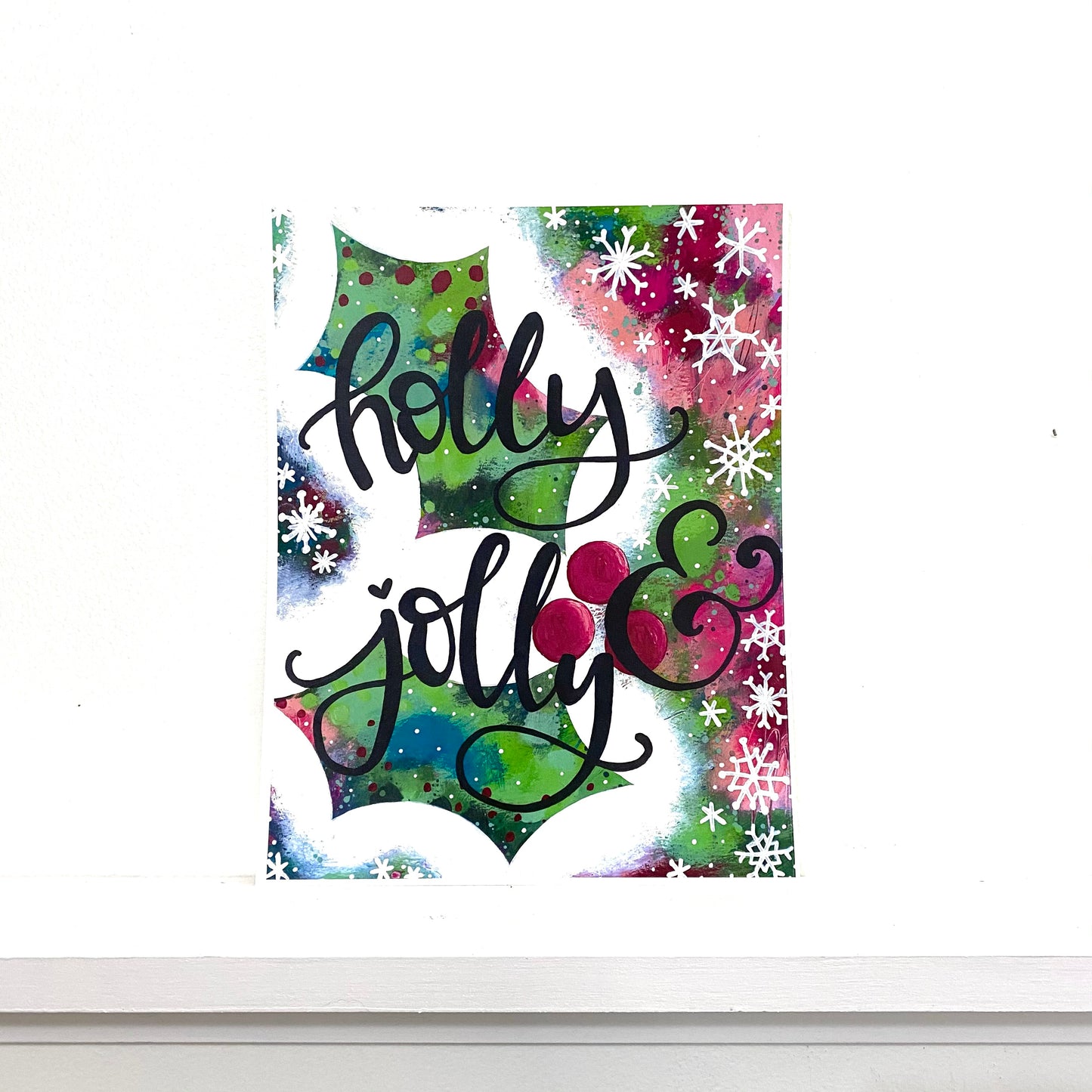 Holly & Jolly Christmas Bethany Joy Art Print