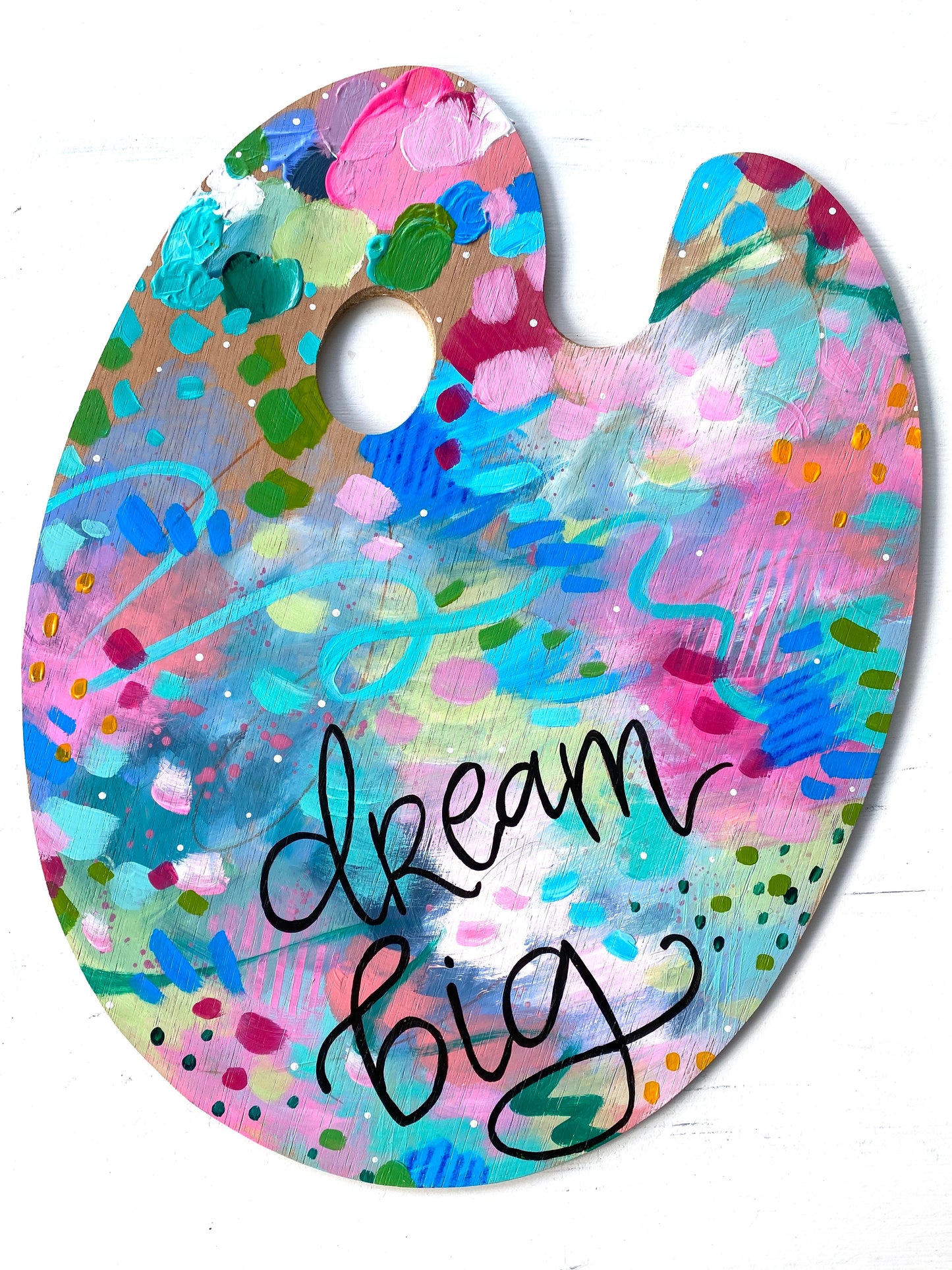 Paint Palette Original Painting #5 “Dream Big”