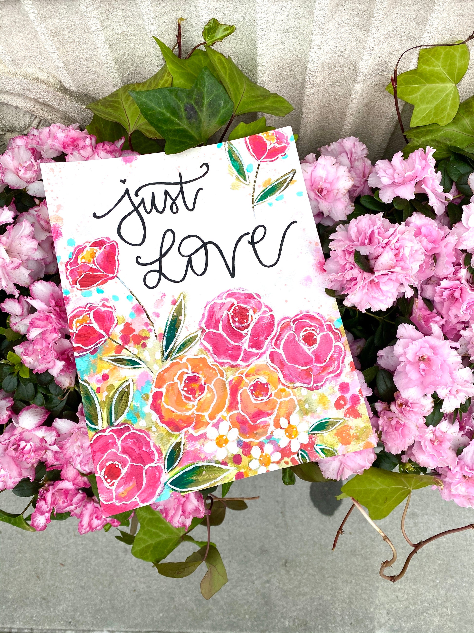 Just Love 8.5x11 inch art print - Bethany Joy Art